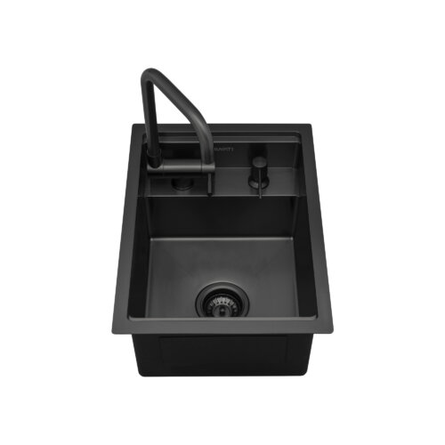 Gunmetal Black Dual Mount Sink