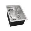 Ruvati 20 inch Stainless Steel RV Sink With Concealed Faucet and Soap DIspenser - RVH8272ST Ruvati 20 inch Stainless Steel RV Sink With Concealed Faucet and Soap DIspenser - RVH8272ST