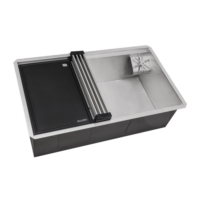 Glass Rinser Kitchen Sink Combo