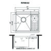 Ruvati Glass Rinser and Sink Combo 22 inch Workstation for Wet Bar Bottle Washer Undermount - RVH8542ST Ruvati Glass Rinser and Sink Combo 22 inch Workstation for Wet Bar Bottle Washer Undermount - RVH8542ST