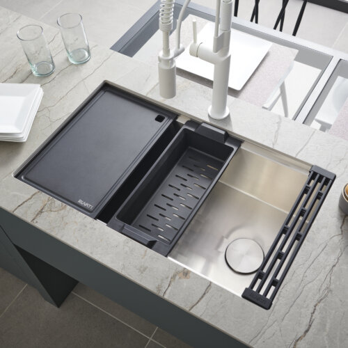 Stainless Steel Offset Drain Sink