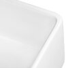 Ruvati 33 x 20 inch Fireclay Reversible Farmhouse Apron-Front Kitchen Sink Single Bowl - White - RVL2300WH