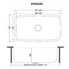 Ruvati 32-inch Undermount 16 Gauge Stainless Steel Kitchen Sink Single Bowl - RVM4200