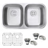 Double Bowl Undermount Stainless Steel Sink
