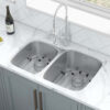 Double Bowl Undermount Kitchen Sink