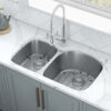 Double Bowl Undermount Kitchen Sink