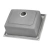 Ruvati 25 x 22 inch Drop-in Topmount Kitchen Sink 16 Gauge Stainless Steel Single Bowl - RVM5025