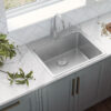Ruvati 25 x 22 inch Drop-in Topmount Kitchen Sink 16 Gauge Stainless Steel Single Bowl - RVM5025