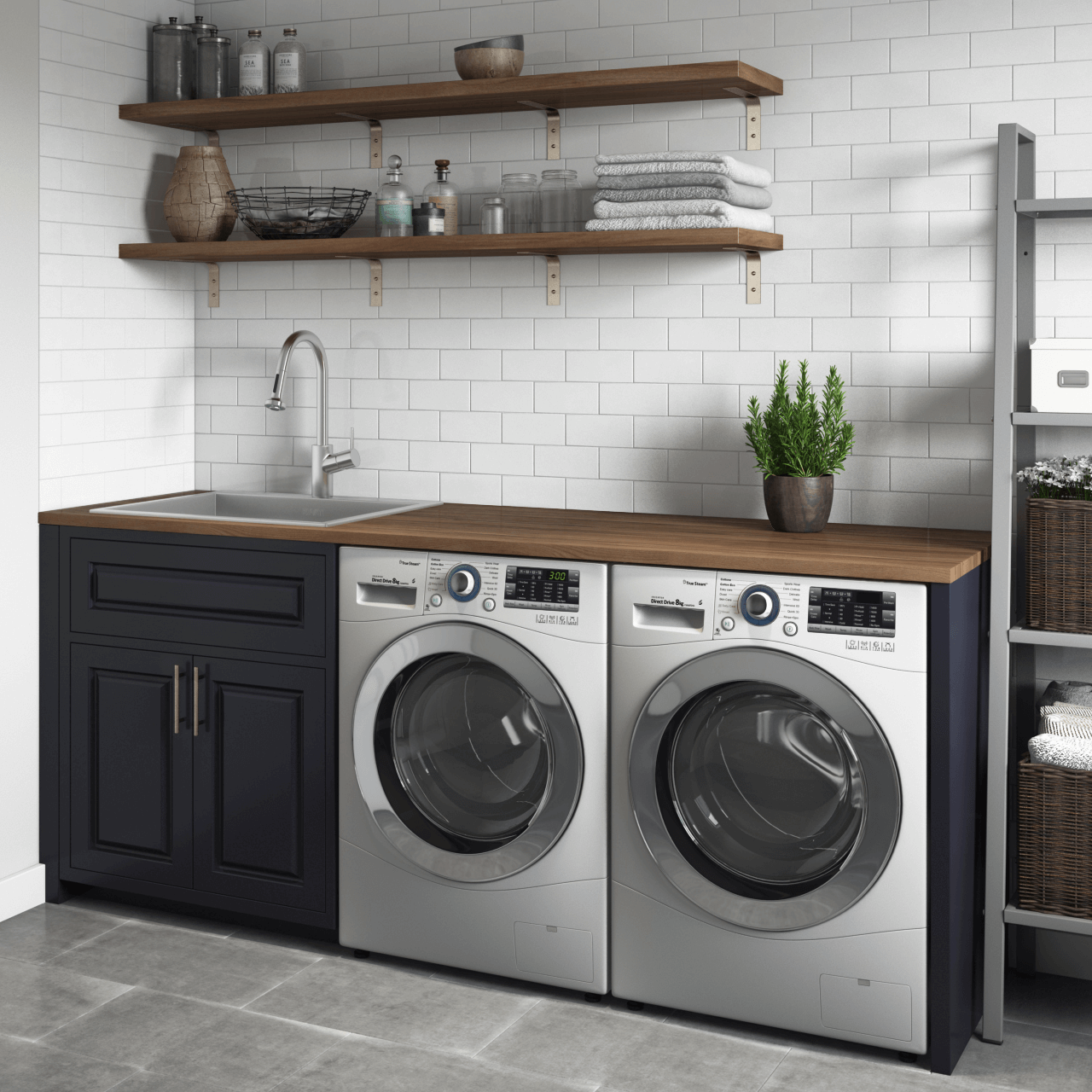 Installing A Sink In Your Laundry Room Next to Washer