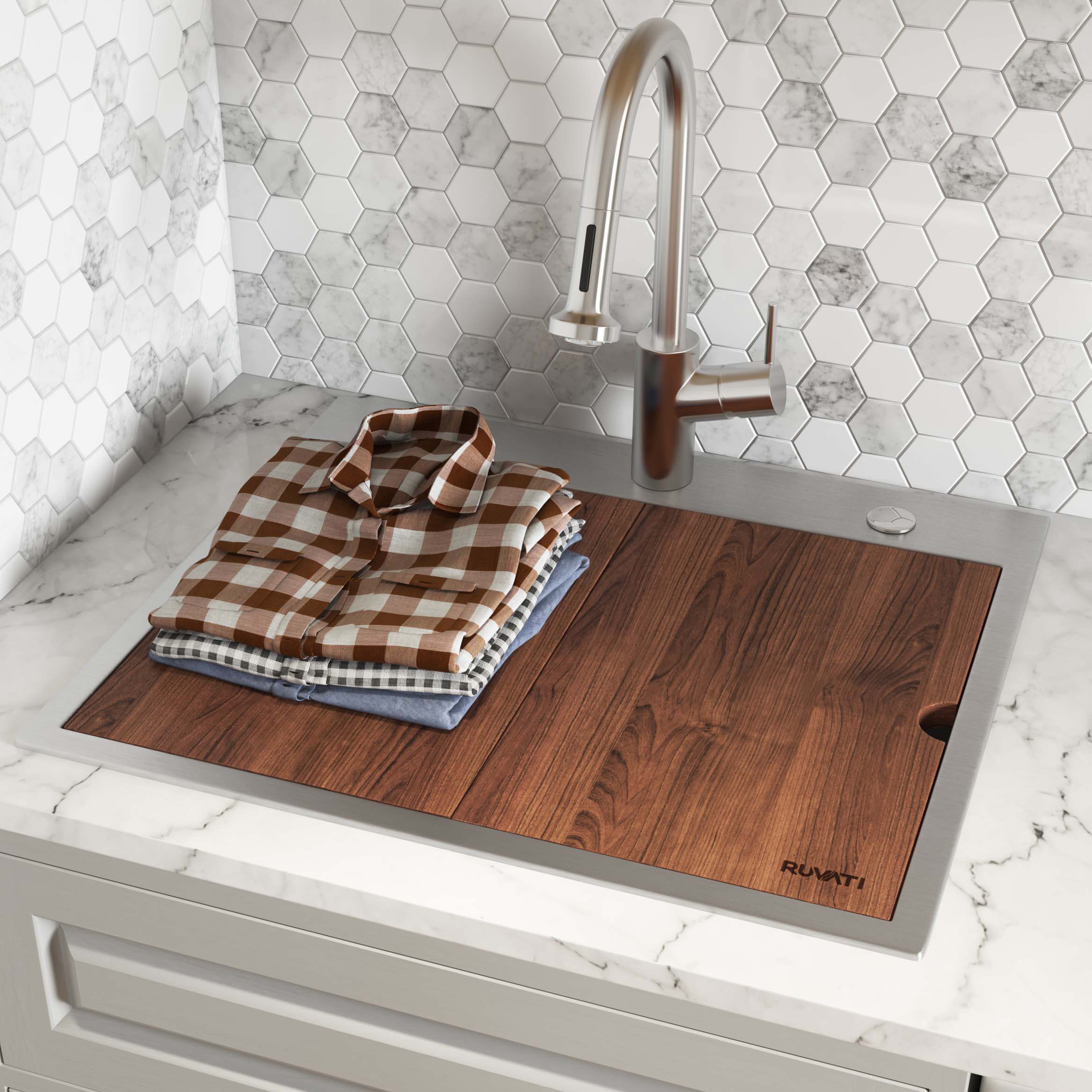 Workstation Topmount Laundry Sink