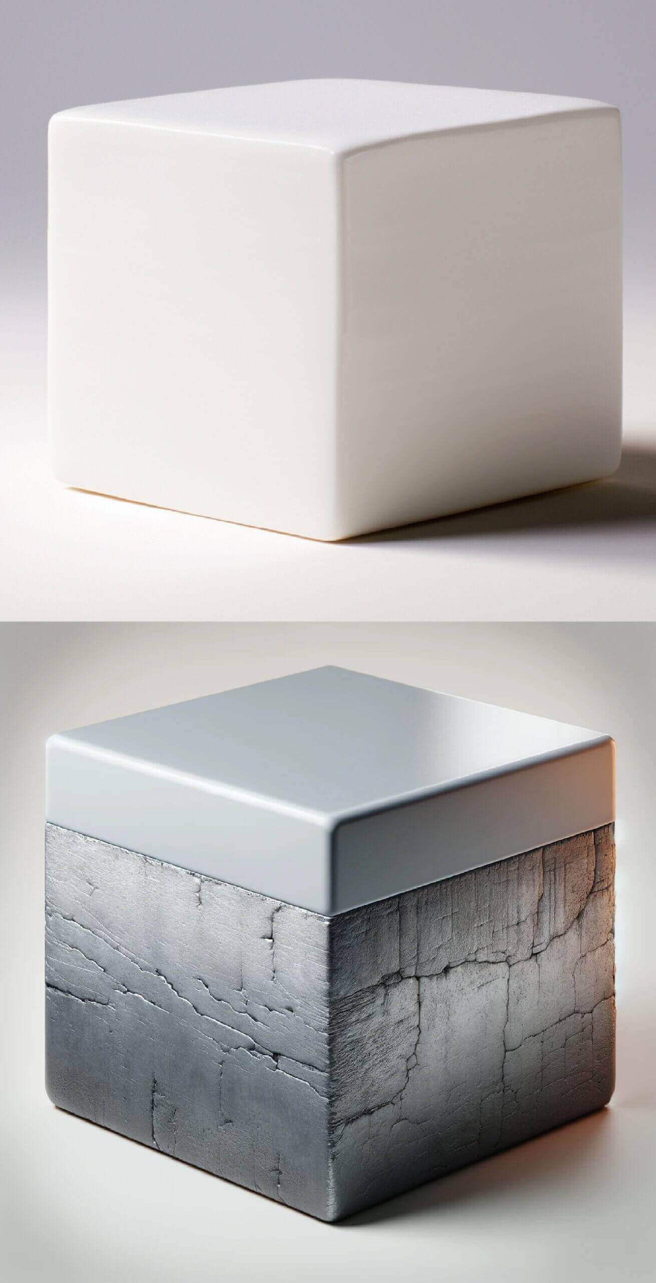 a cross sction analysis of fireclay vs cast iron sink material