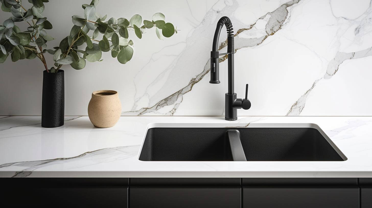 buyersguide-blgpst-undermountvsdropin-1 a beautiful undermount sink paired with a calacatta marble kitchen countertop
